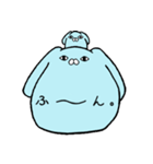 煽ってくる水色のなにか（個別スタンプ：24）