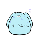 煽ってくる水色のなにか（個別スタンプ：38）
