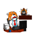 Lesser panda (Office)（個別スタンプ：32）