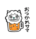 乾杯★ひつじ（個別スタンプ：16）