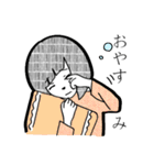 ジト目な女子たち（個別スタンプ：4）
