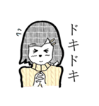 ジト目な女子たち（個別スタンプ：11）