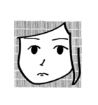 ジト目な女子たち（個別スタンプ：24）