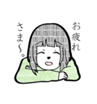 ジト目な女子たち（個別スタンプ：26）