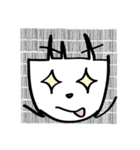 ジト目な女子たち（個別スタンプ：32）