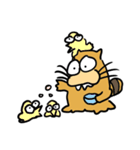どこか抜けてる猫（個別スタンプ：10）