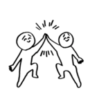 毎日使えるにこにこさん（個別スタンプ：8）