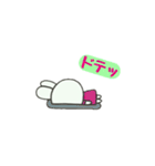 ウサギのあいさつやリアクション（個別スタンプ：27）