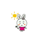 ウサギのあいさつやリアクション（個別スタンプ：33）