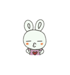 ウサギのあいさつやリアクション（個別スタンプ：36）