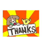 仲良し 犬とひよこ（個別スタンプ：2）