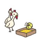 仲良し 犬とひよこ（個別スタンプ：16）