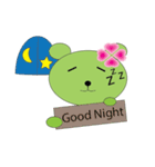 Green Tea Bear Junko（個別スタンプ：8）