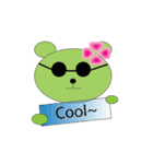 Green Tea Bear Junko（個別スタンプ：9）