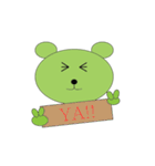 Green Tea Bear Junko（個別スタンプ：11）