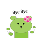Green Tea Bear Junko（個別スタンプ：12）