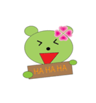 Green Tea Bear Junko（個別スタンプ：14）