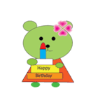 Green Tea Bear Junko（個別スタンプ：18）