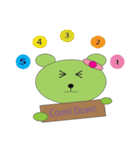 Green Tea Bear Junko（個別スタンプ：21）