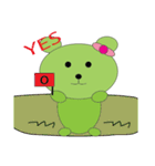 Green Tea Bear Junko（個別スタンプ：24）