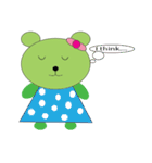 Green Tea Bear Junko（個別スタンプ：27）
