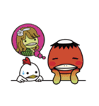 かっぱくん＆にわとりくんと愉快な仲間達（個別スタンプ：34）