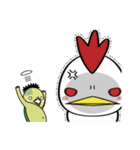 かっぱくん＆にわとりくんと愉快な仲間達（個別スタンプ：35）