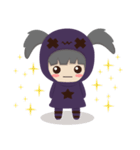 Pretty plum girl（個別スタンプ：1）