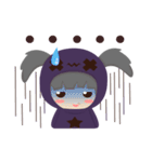 Pretty plum girl（個別スタンプ：6）