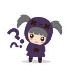 Pretty plum girl（個別スタンプ：12）