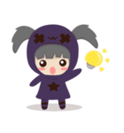 Pretty plum girl（個別スタンプ：33）