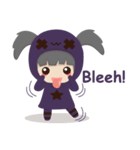 Pretty plum girl（個別スタンプ：38）