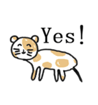 絵が下手な人が描いたスタンプ（個別スタンプ：1）