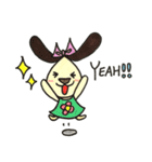 HAPPYワンコのしずくちゃん（個別スタンプ：4）
