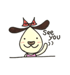 HAPPYワンコのしずくちゃん（個別スタンプ：35）