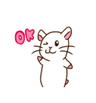 まっしろハムスター（個別スタンプ：1）