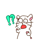 まっしろハムスター（個別スタンプ：2）