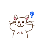 まっしろハムスター（個別スタンプ：7）