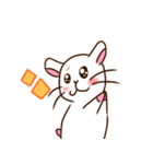 まっしろハムスター（個別スタンプ：8）