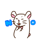 まっしろハムスター（個別スタンプ：11）
