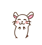 まっしろハムスター（個別スタンプ：14）