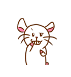 まっしろハムスター（個別スタンプ：18）