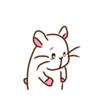 まっしろハムスター（個別スタンプ：20）