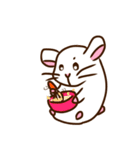 まっしろハムスター（個別スタンプ：21）