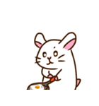 まっしろハムスター（個別スタンプ：22）