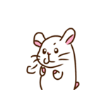 まっしろハムスター（個別スタンプ：27）