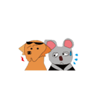 ラス太くんとラス犬（個別スタンプ：32）