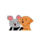 ラス太くんとラス犬（個別スタンプ：34）