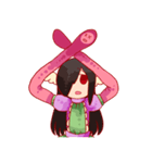 触手女子スタンプ（個別スタンプ：6）