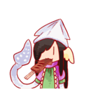 触手女子スタンプ（個別スタンプ：24）